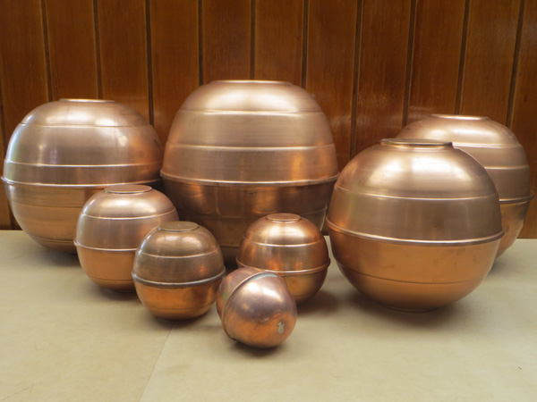 Boyas en cobre